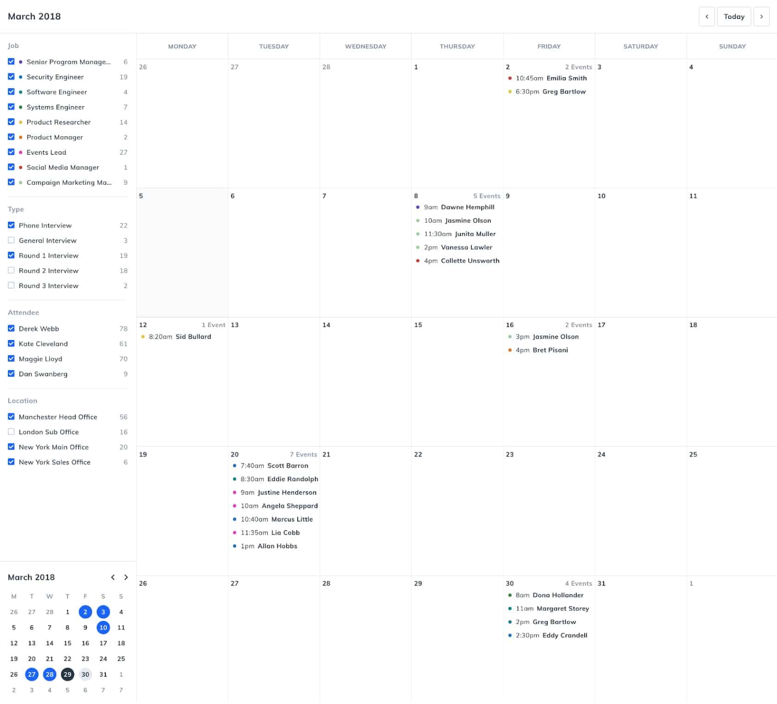 Interview Scheduling