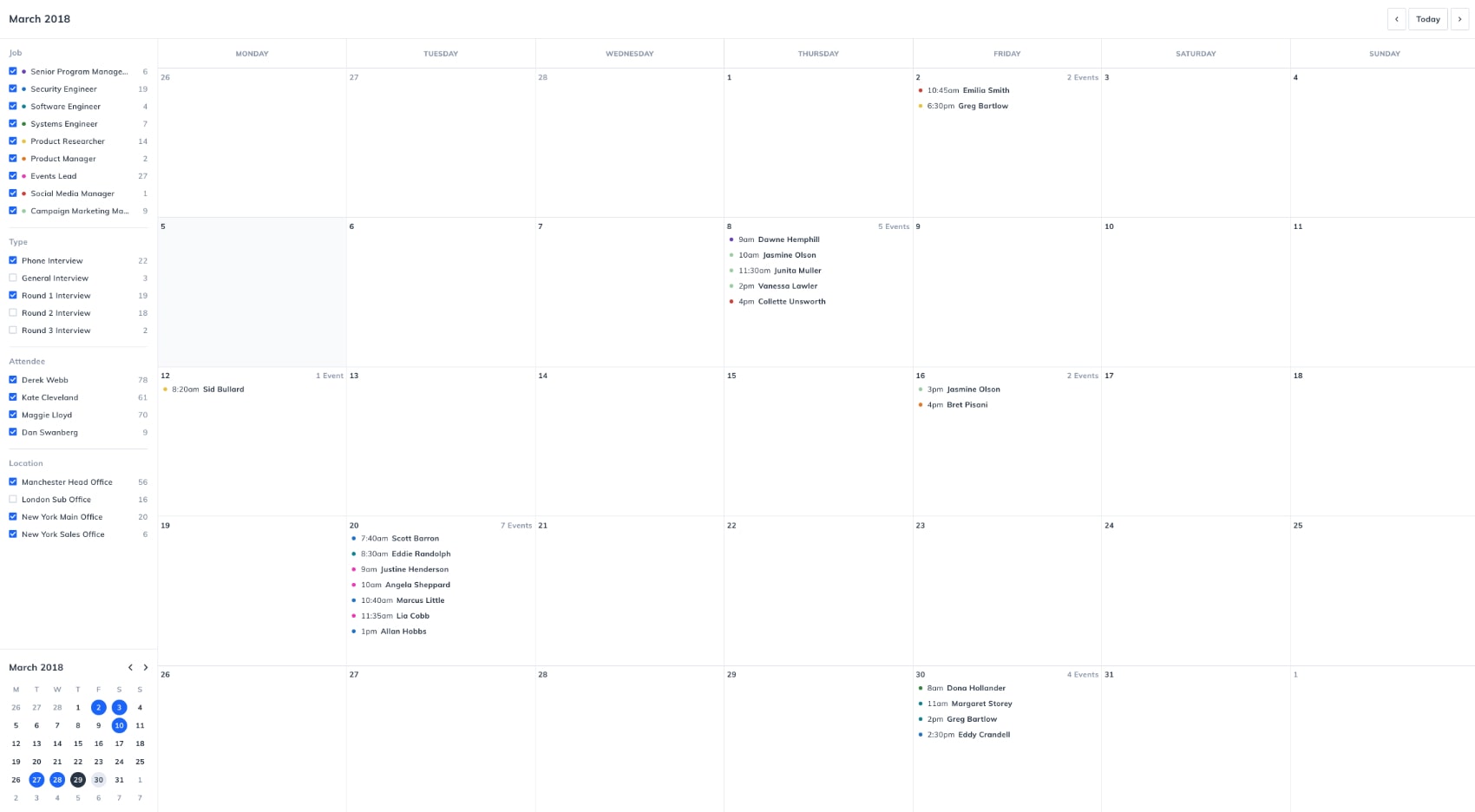 Interview Scheduling Software Image
