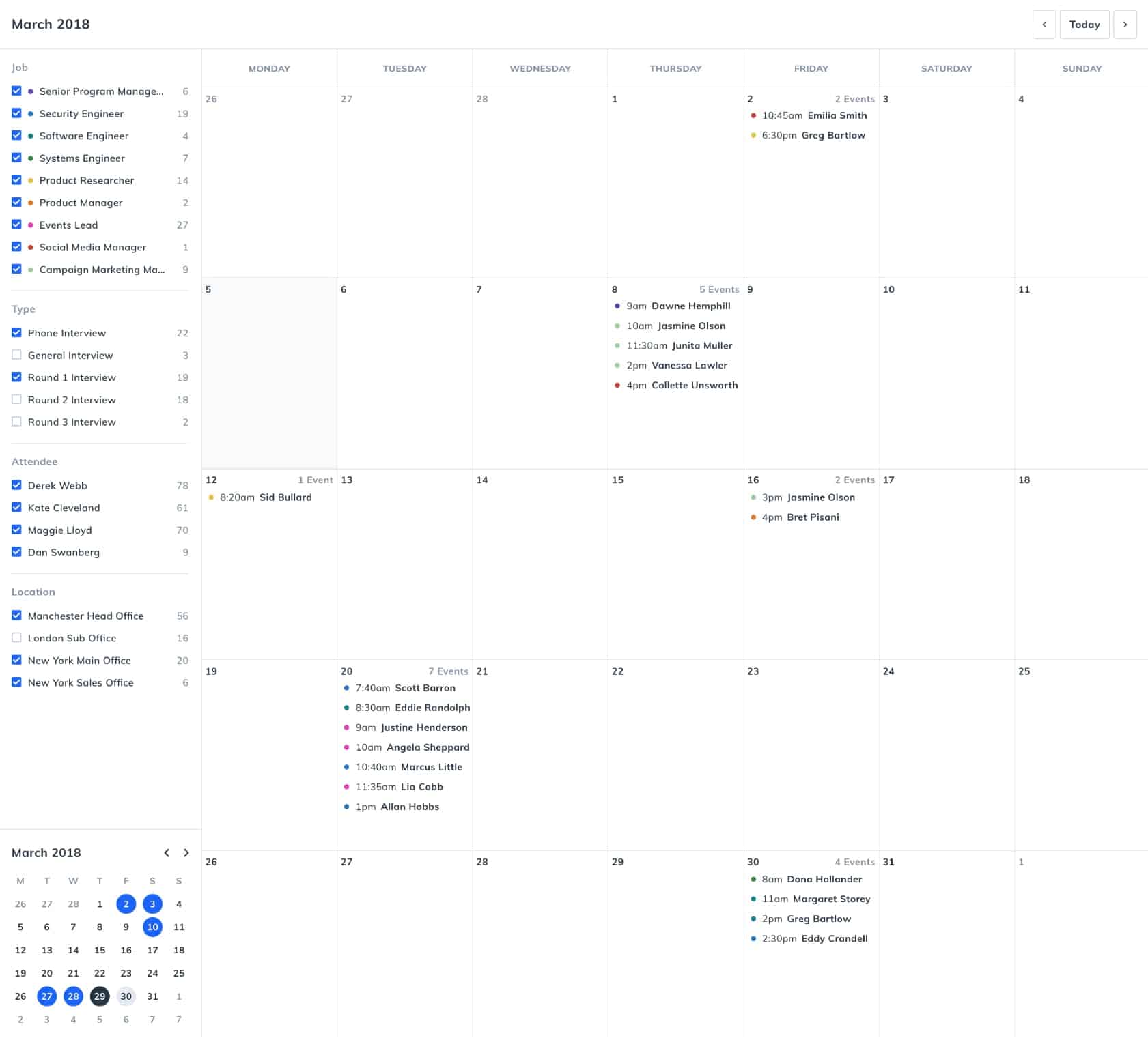Interview scheduling software for startups