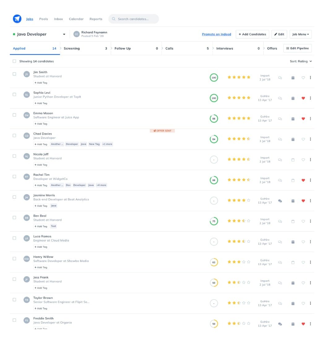 Hiring Assessment for Candidate Selection